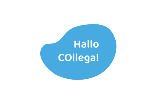 Hallo COllega blauw